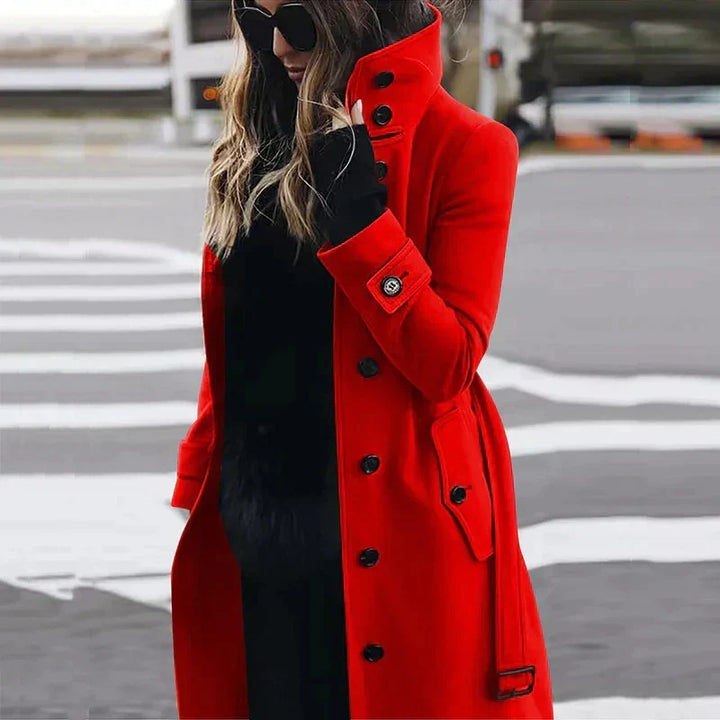Stella | Women's Double-Breasted Belted Trench Coat