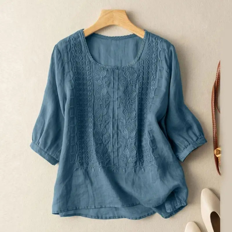 Women's Artisan Embroidered Blouse