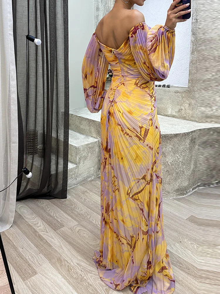 Women's Elegant V Neck Midi Dress Flattering Fit
