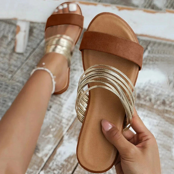 Women's Suede Orthopedic Slides