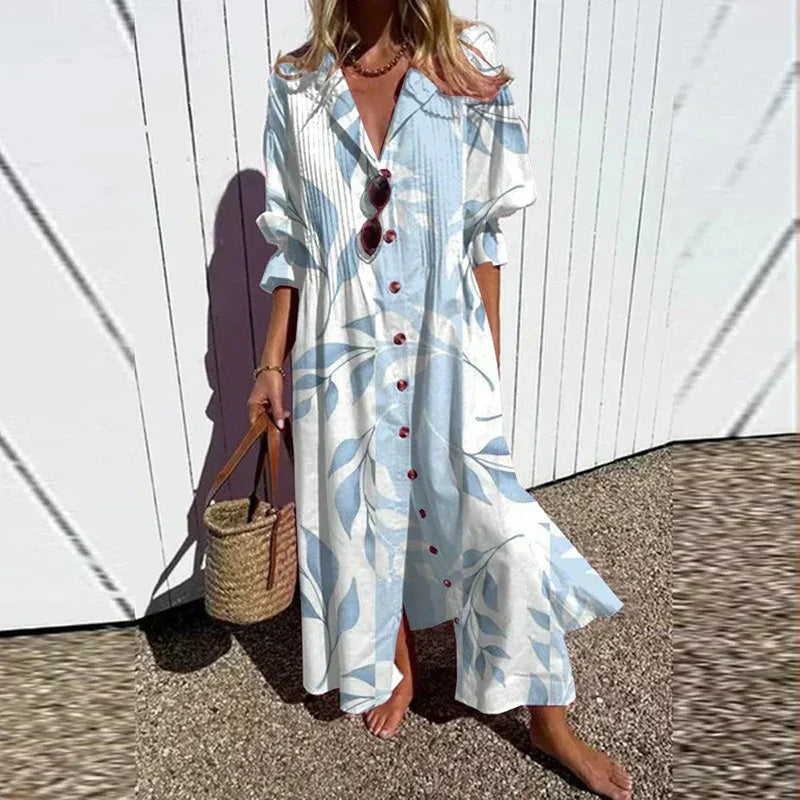 Women's Bohemian Lace Maxi Dress