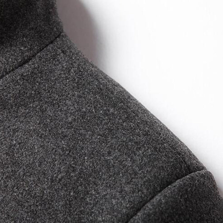 Miles | Men's Tailored Stand Collar Overcoat
