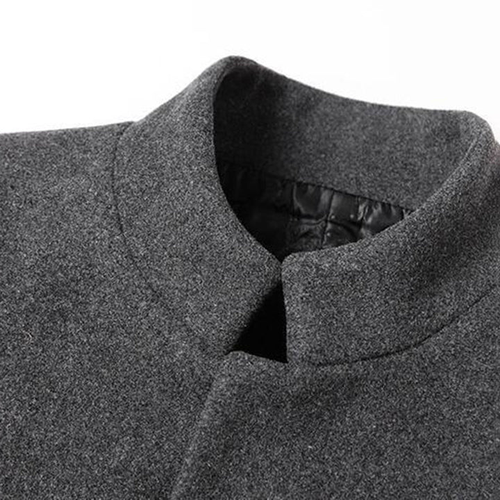 Miles | Men's Tailored Stand Collar Overcoat