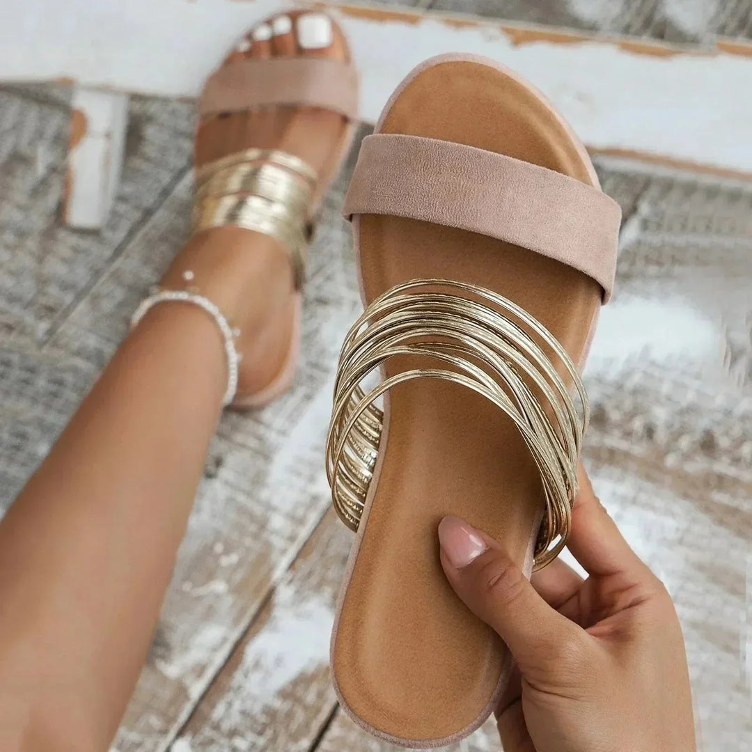 Women's Suede Orthopedic Slides