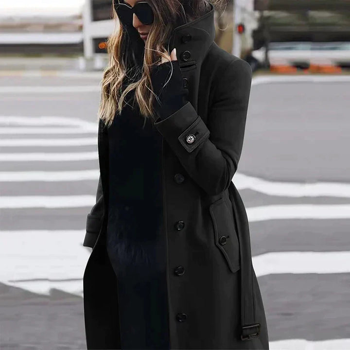 Stella | Women's Double-Breasted Belted Trench Coat