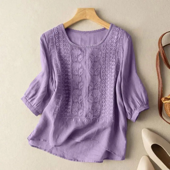 Women's Artisan Embroidered Blouse