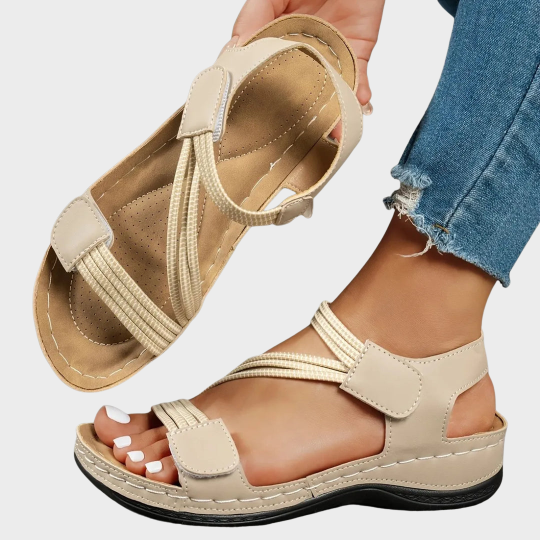 Women's Casual Sandals Cushioned Sole Adjustable Straps