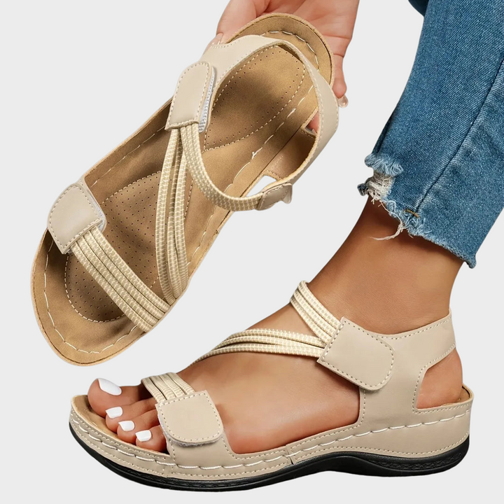 Women's Casual Sandals Cushioned Sole Adjustable Straps