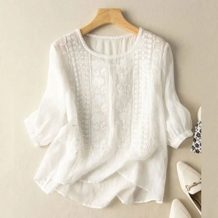 Women's Artisan Embroidered Blouse