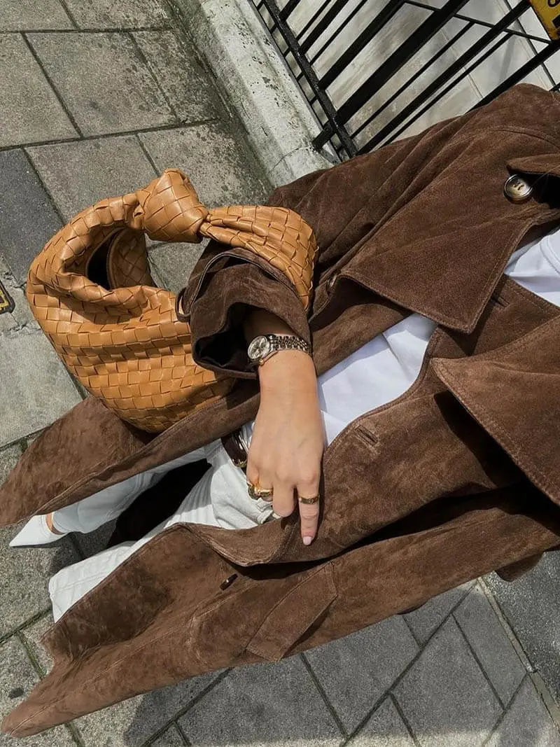 Arabella | Women's Long Belted Trench Coat