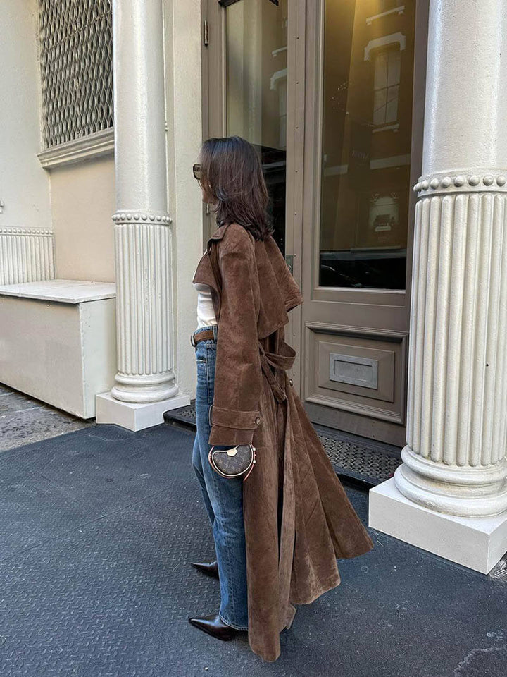 Arabella | Women's Long Belted Trench Coat