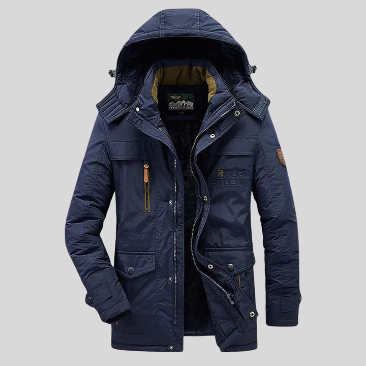 Gareth | Men's Fleece-Lined Hooded Parka