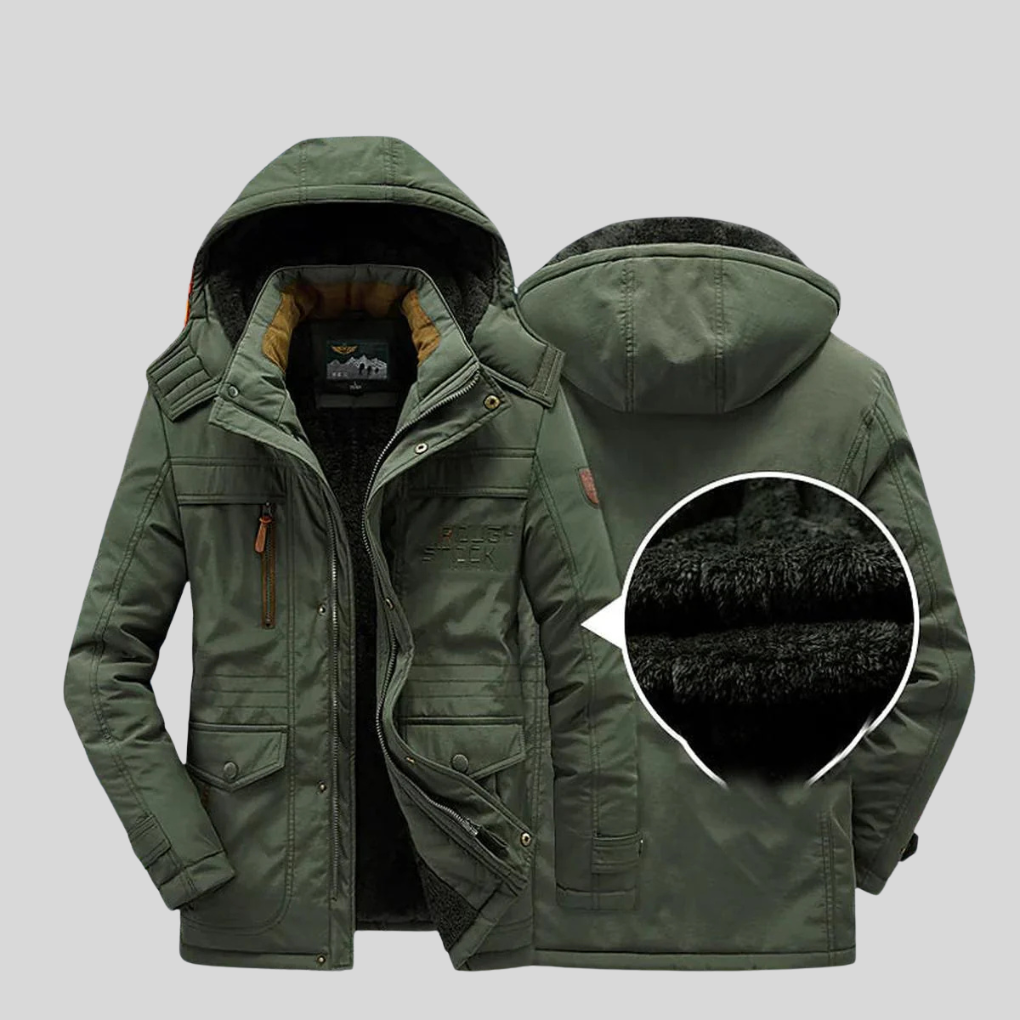 Gareth | Men's Fleece-Lined Hooded Parka