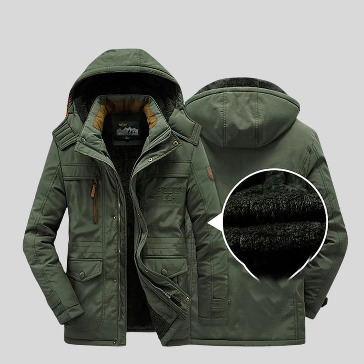 Gareth | Men's Fleece-Lined Hooded Parka
