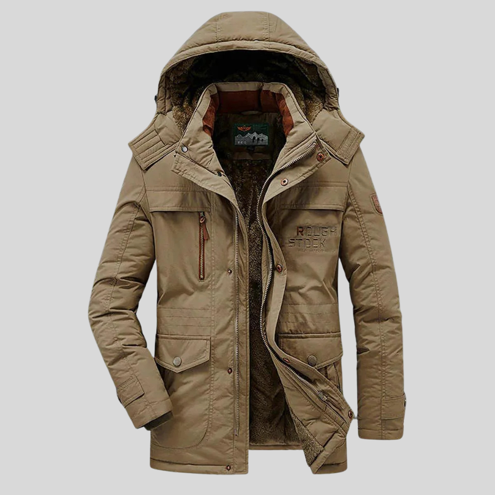 Gareth | Men's Fleece-Lined Hooded Parka