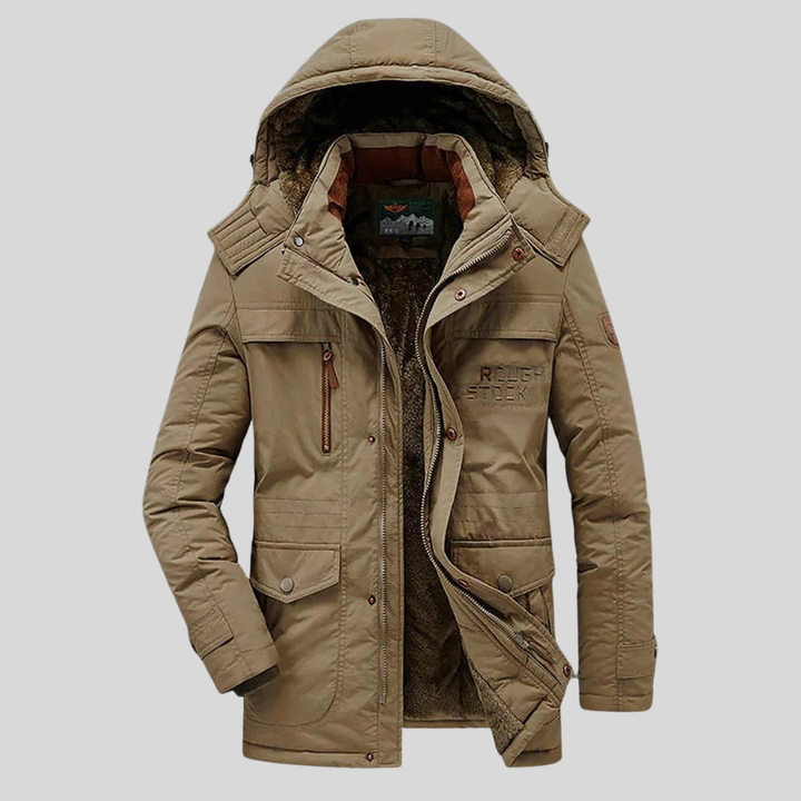 Gareth | Men's Fleece-Lined Hooded Parka