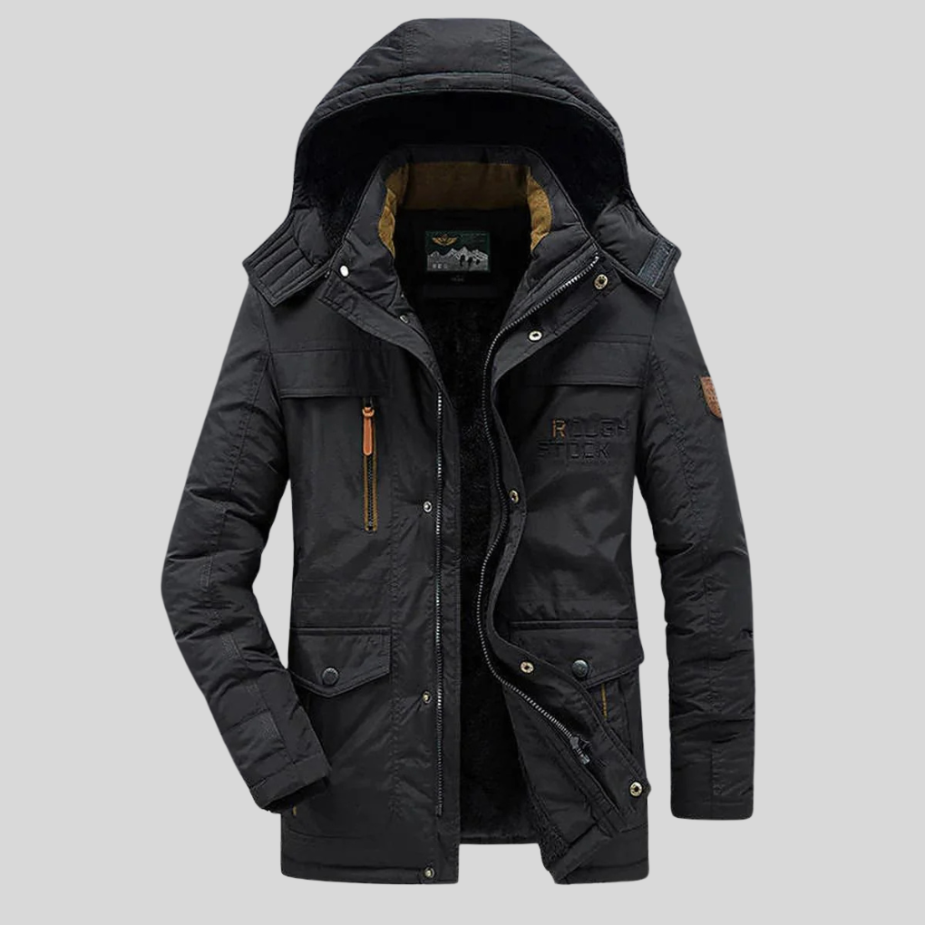 Gareth | Men's Fleece-Lined Hooded Parka