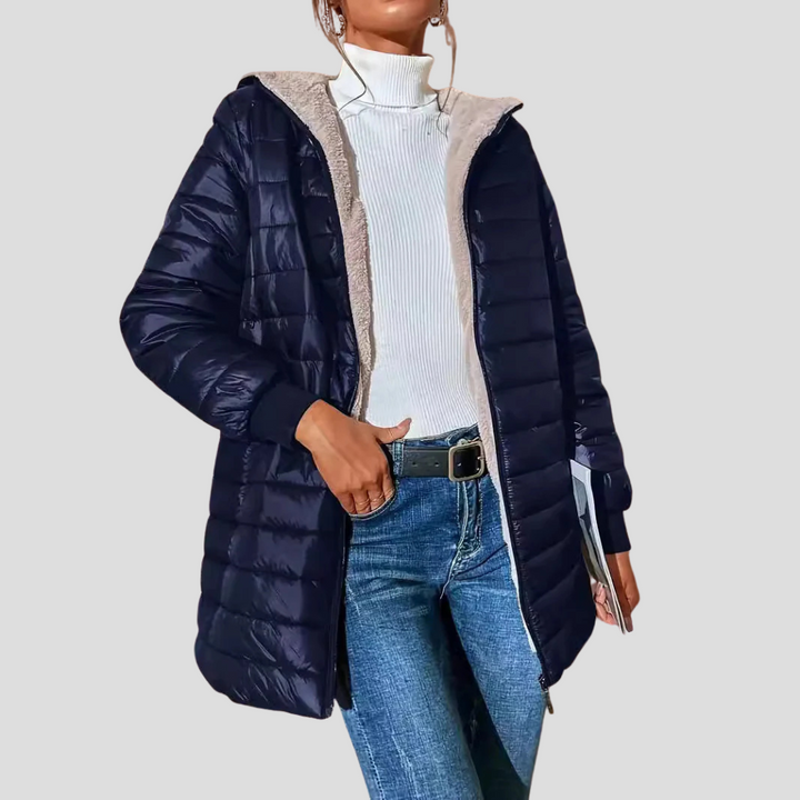 Betsy | Women's Sherpa-Lined Quilted Puffer Jacket