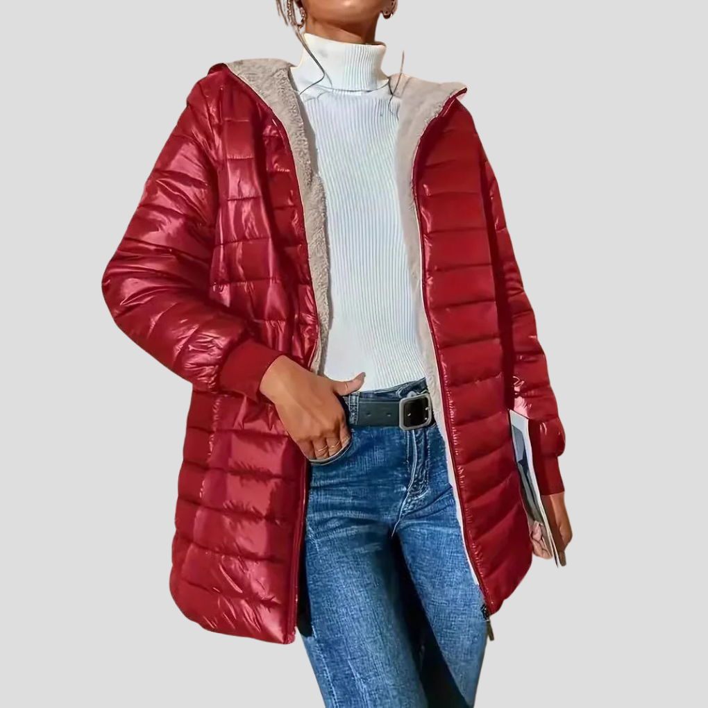 Betsy | Women's Sherpa-Lined Quilted Puffer Jacket