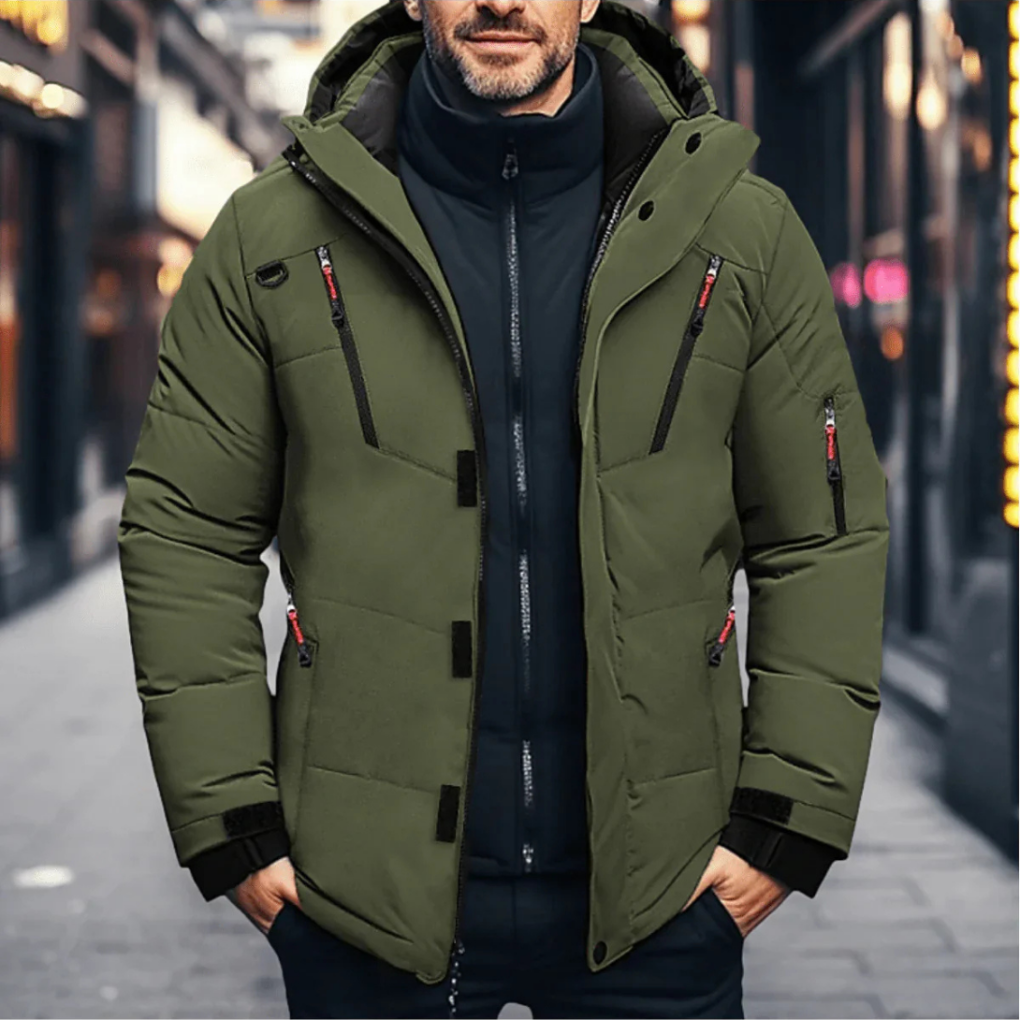 Donald | Men's Insulated Hooded Winter Jacket