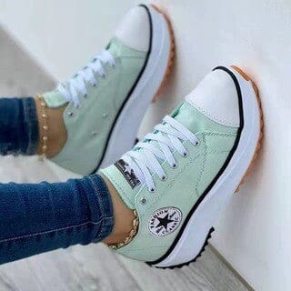 Women's Chunky Canvas Trainers