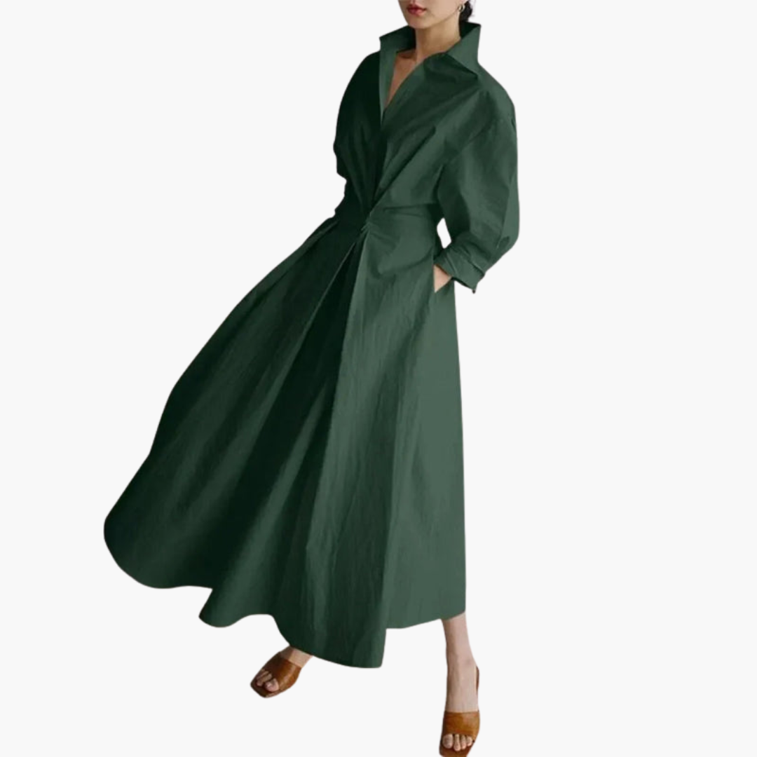 Women's Maxi Shirt Dress