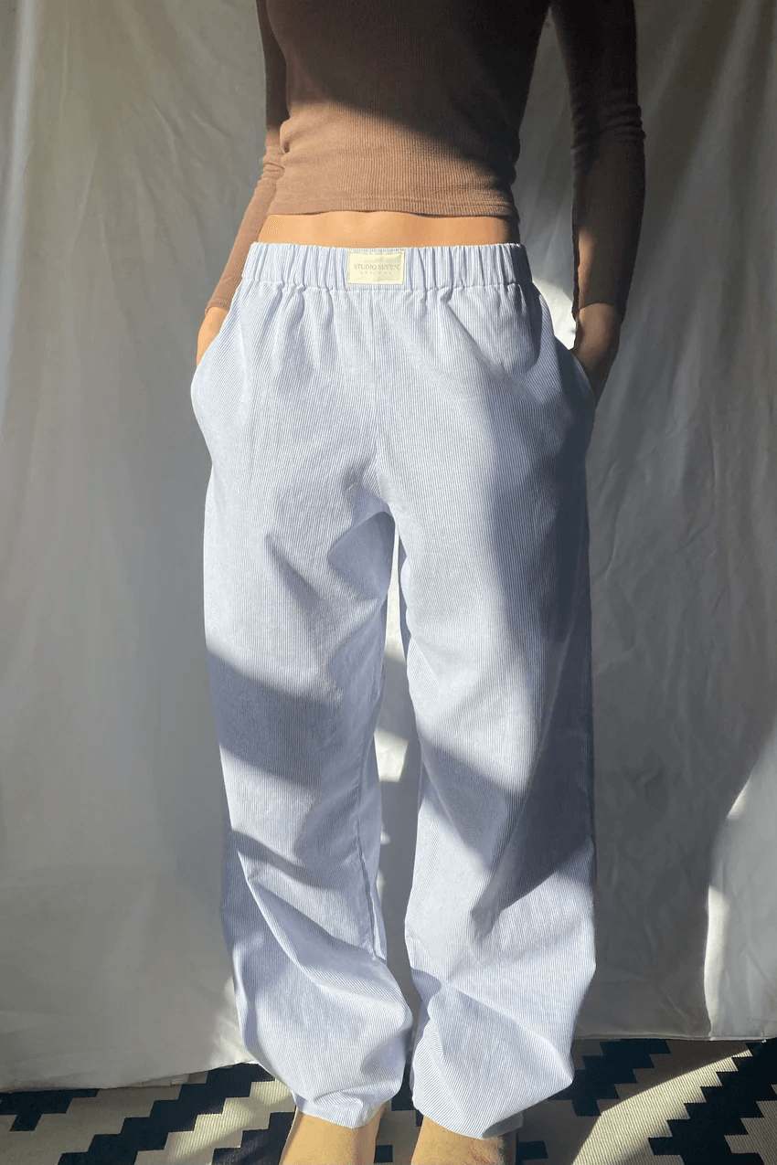 Women's Wide-Leg Lounge Trousers