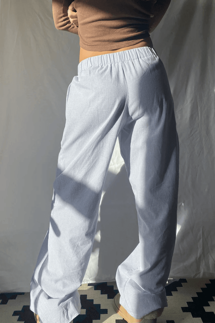 Women's Wide-Leg Lounge Trousers