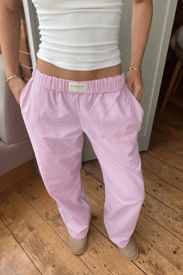 Women's Wide-Leg Lounge Trousers