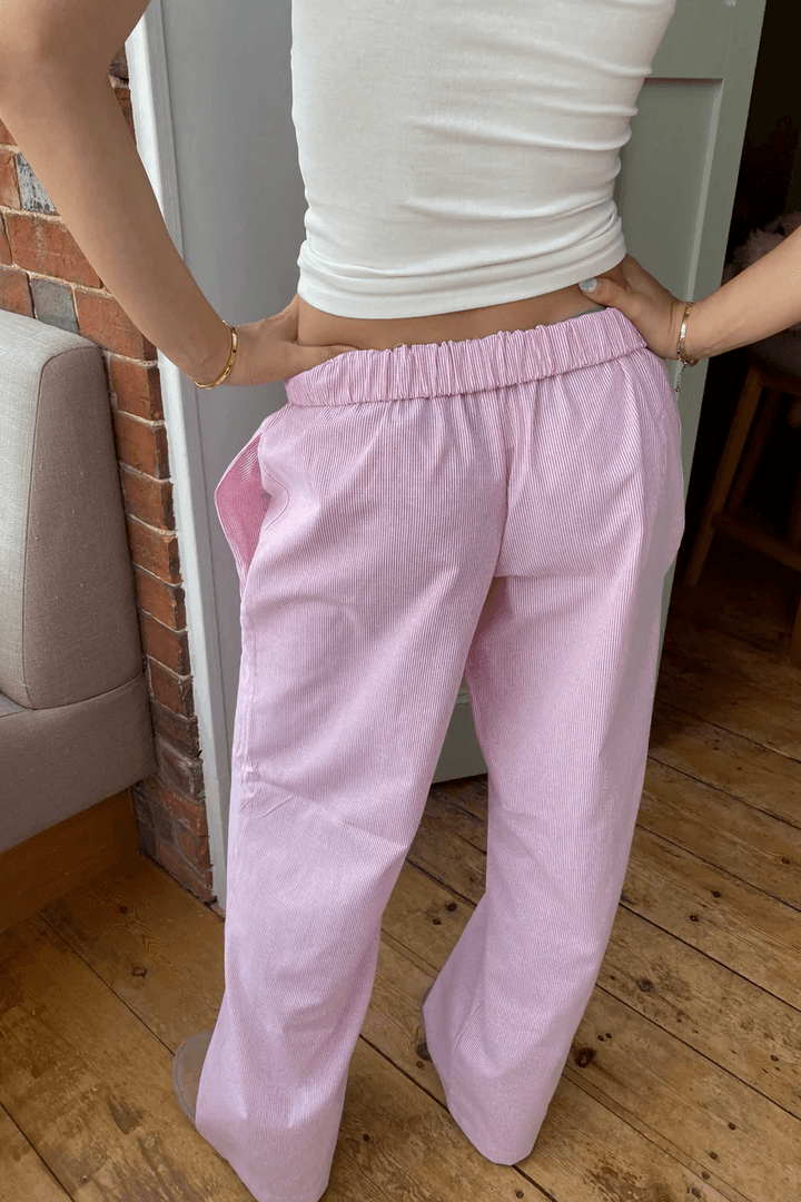 Women's Wide-Leg Lounge Trousers