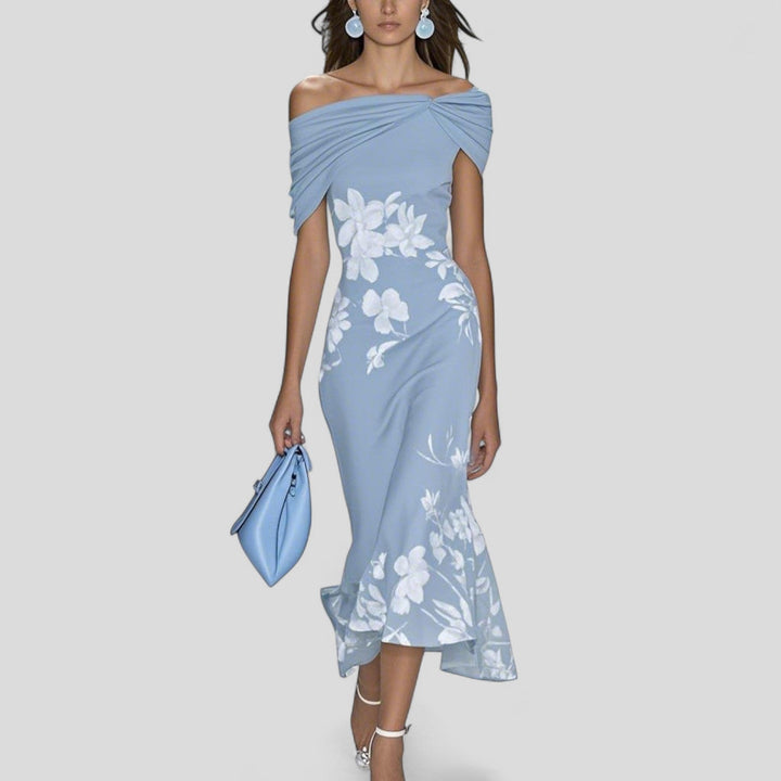 Women's Statement Print Midi Dress