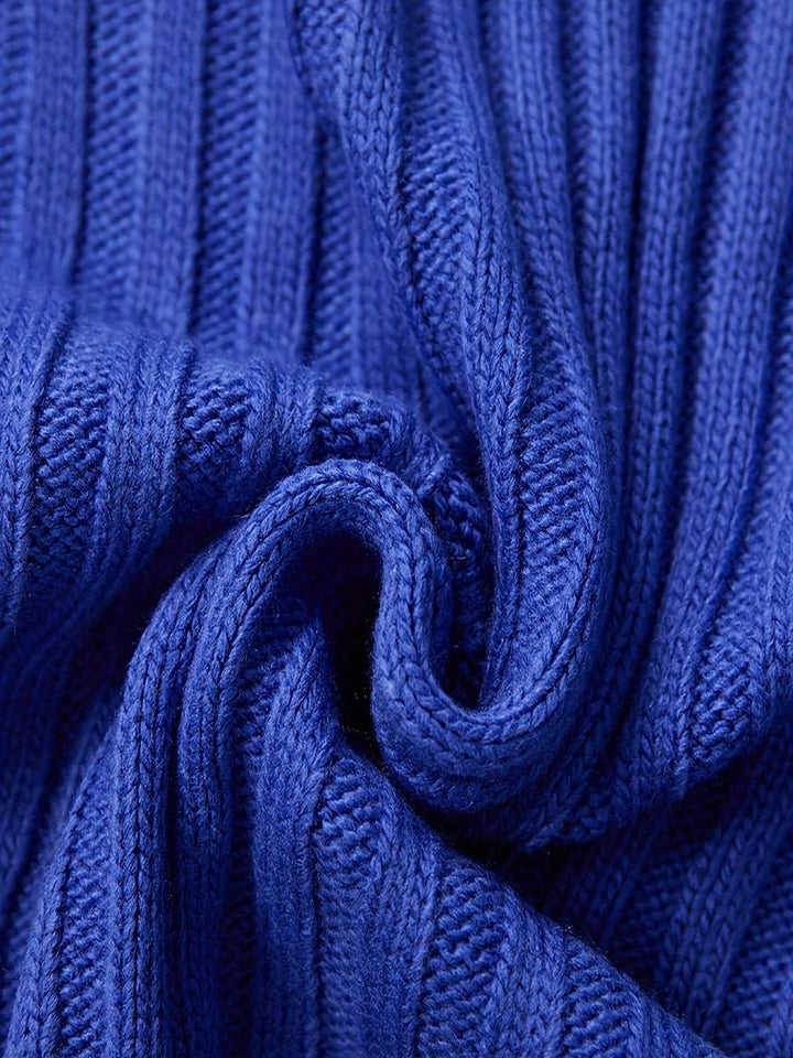 Dexter | Men's Ribbed High Neck Knit Jumper
