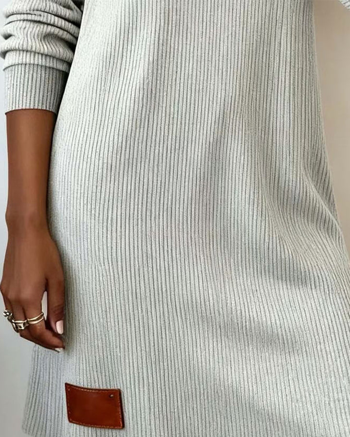 Maeve | Women's Ribbed Cowl Neck Jumper Dress