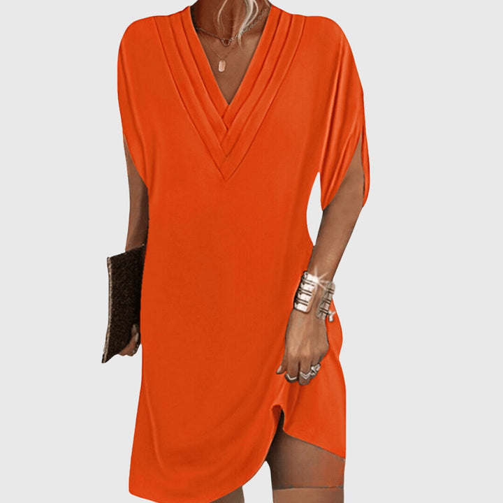 Women's V-Neck Flowy Dress