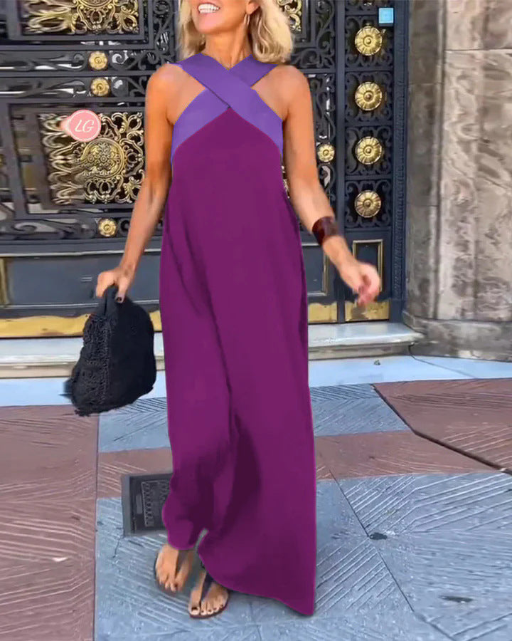 Women's Crossover Maxi Dress