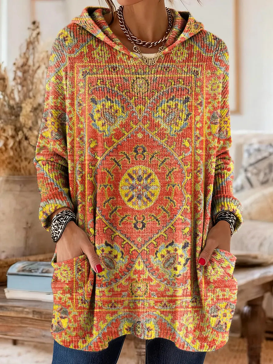 Women's Hooded Knit Tunic