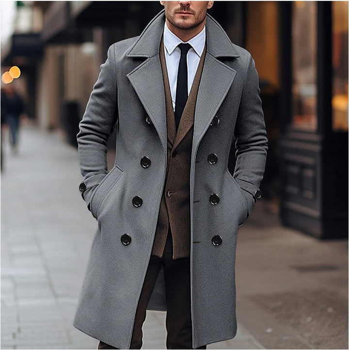 Harold | Men's Double-Breasted Tailored Overcoat