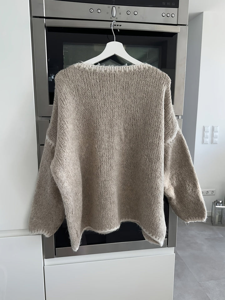 Stacey | Women's Relaxed Fit Boat Neck Jumper