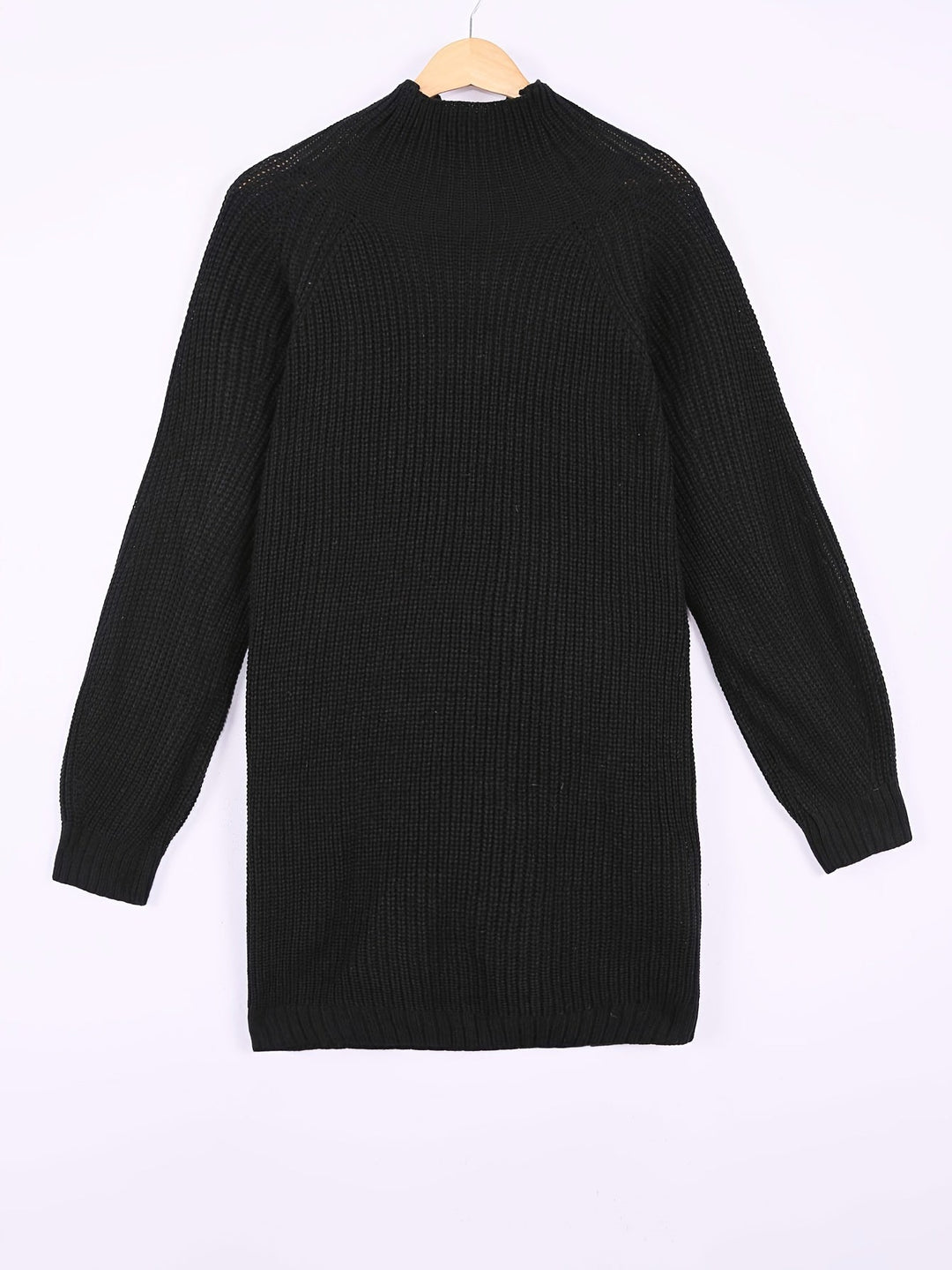 Ada | Women's Relaxed Fit Mock Neck Jumper Dress