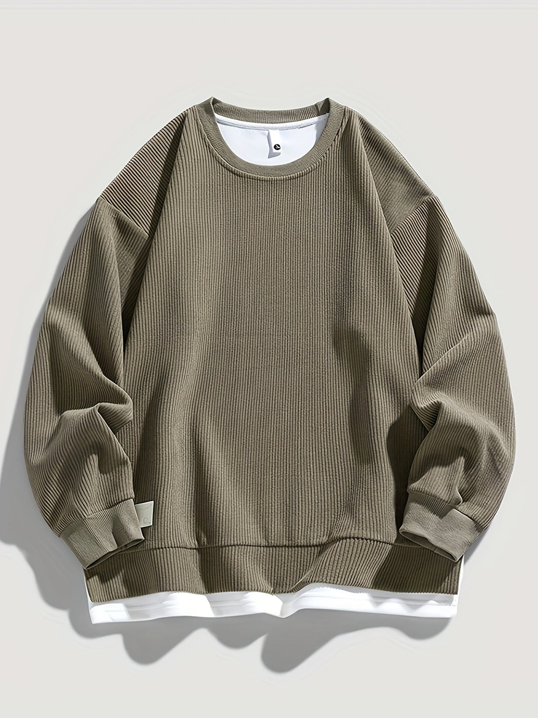 Declan | Men's Layered Crew Neck Sweatshirt