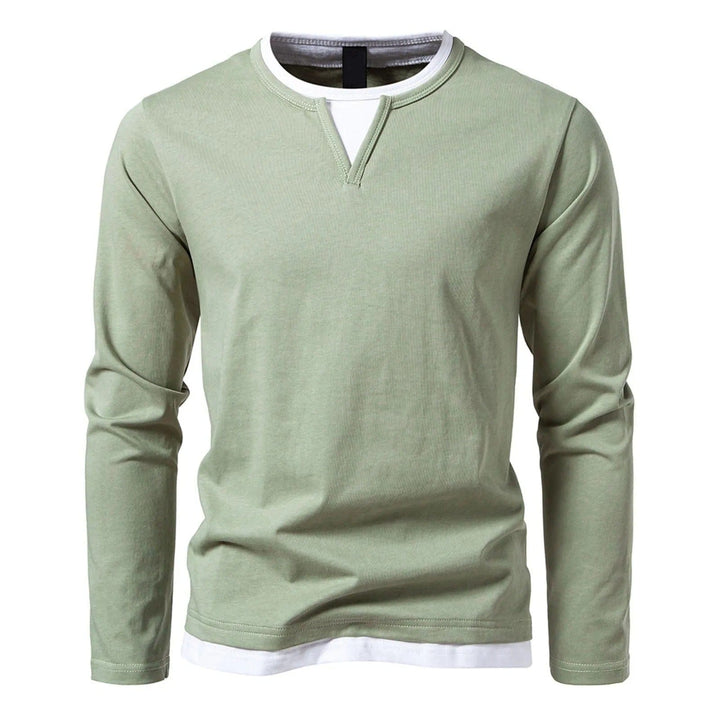 Maurice | Men's Long Sleeve Henley Shirt