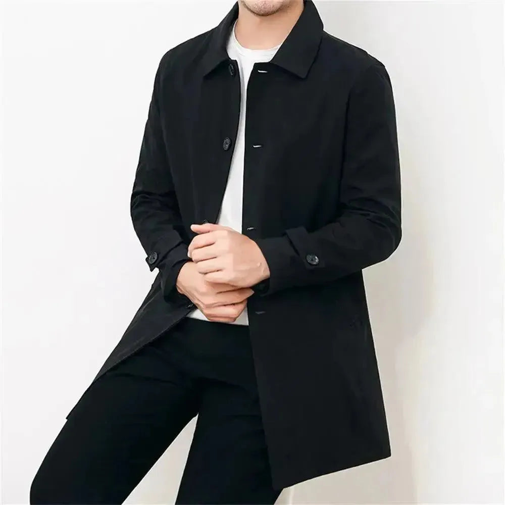 Gavin | Men's Slim Fit Trench Coat