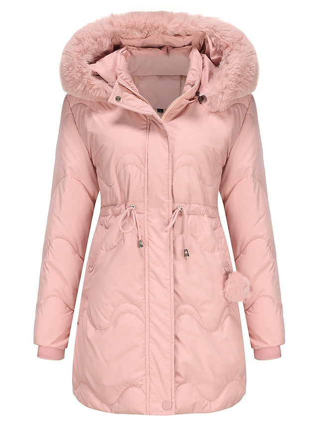 Ophelia | Women's Faux Fur Hooded Padded Parka