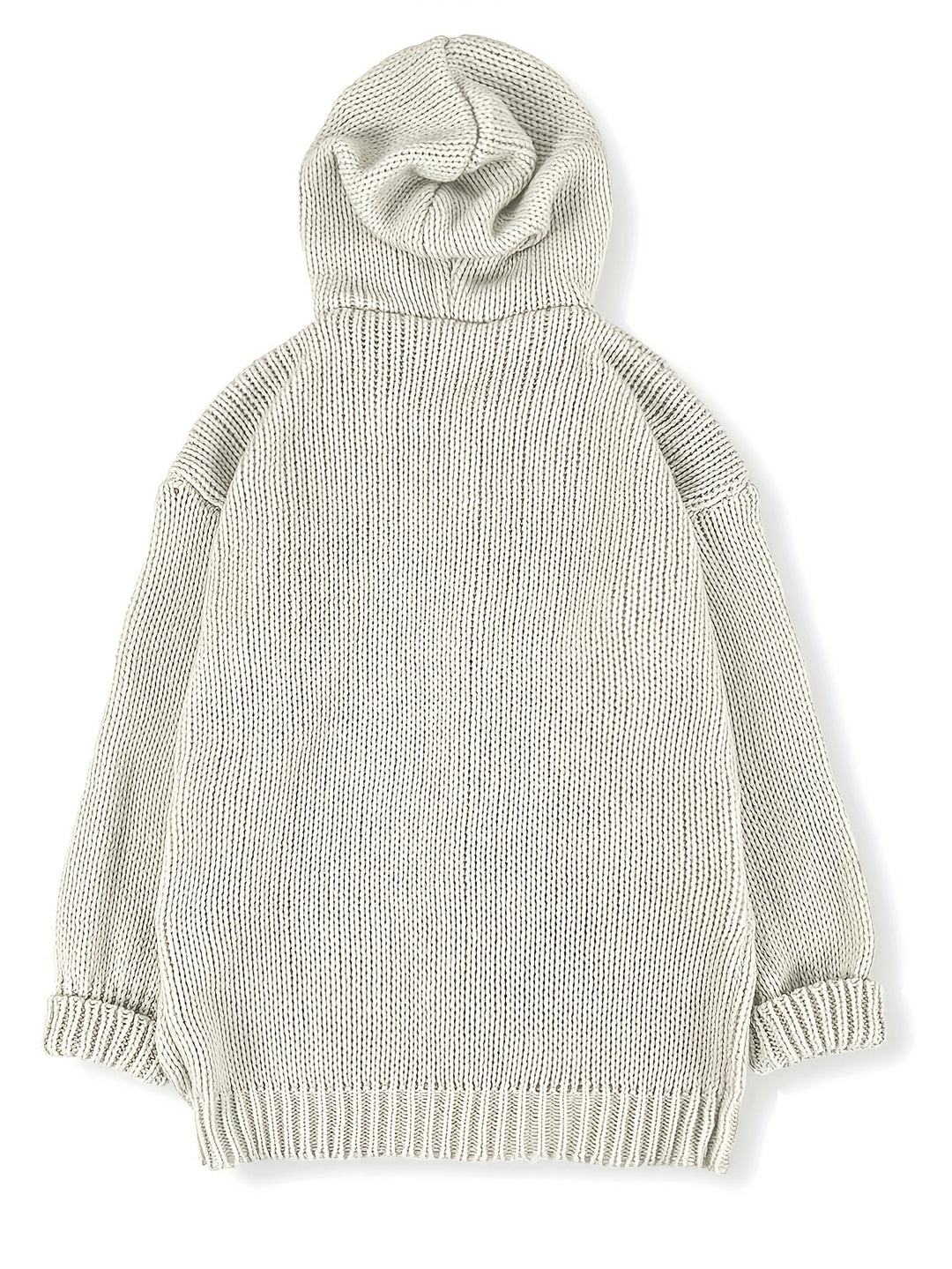 Sorrel | Women's Chunky Knit Hooded Cardigan with Sheep Appliqué