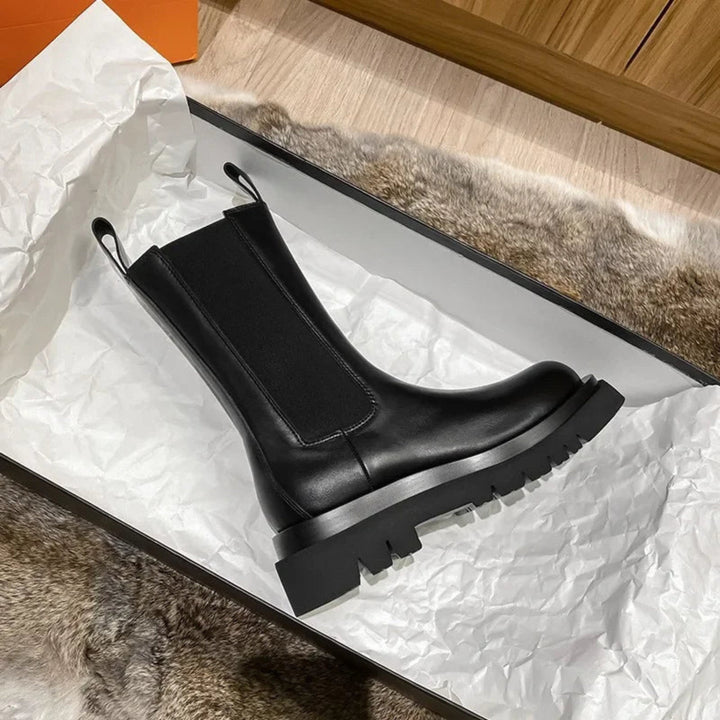 Nola | Women's Chunky Platform Chelsea Ankle Boots