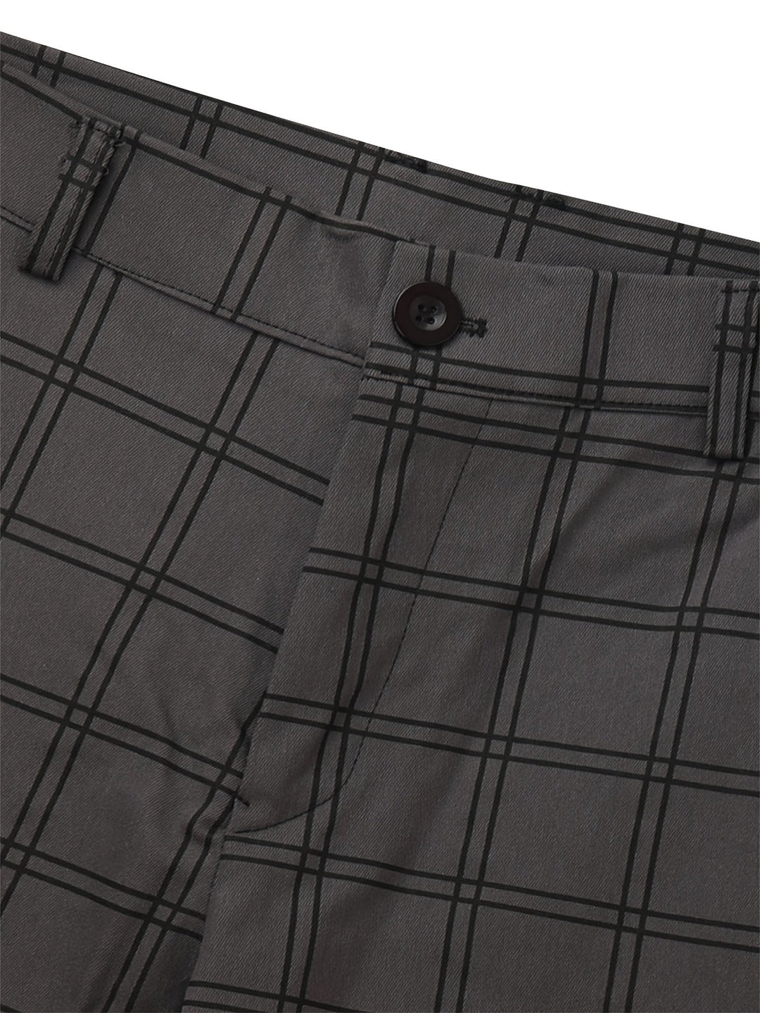 Cormac | Men's Slim Fit Checked Trousers