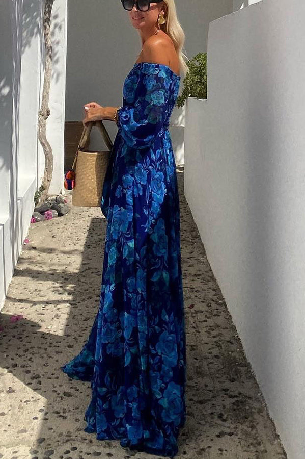Maisie | Women's Off-Shoulder Floral Maxi Dress