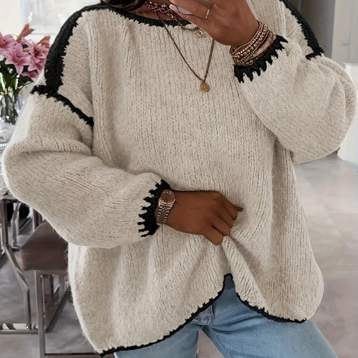 Stacey | Women's Relaxed Fit Boat Neck Jumper