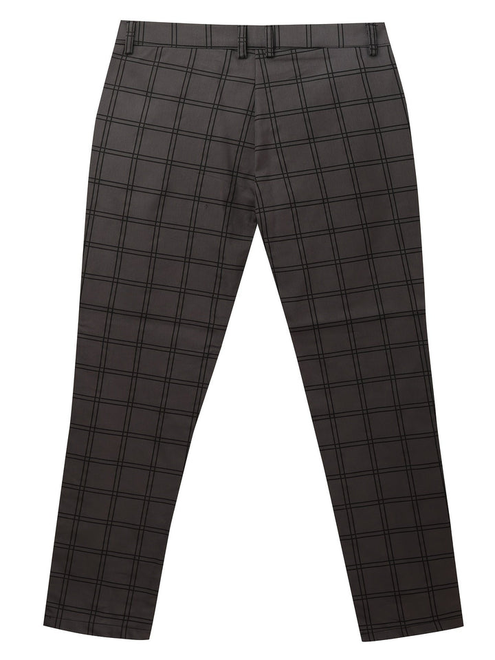 Cormac | Men's Slim Fit Checked Trousers