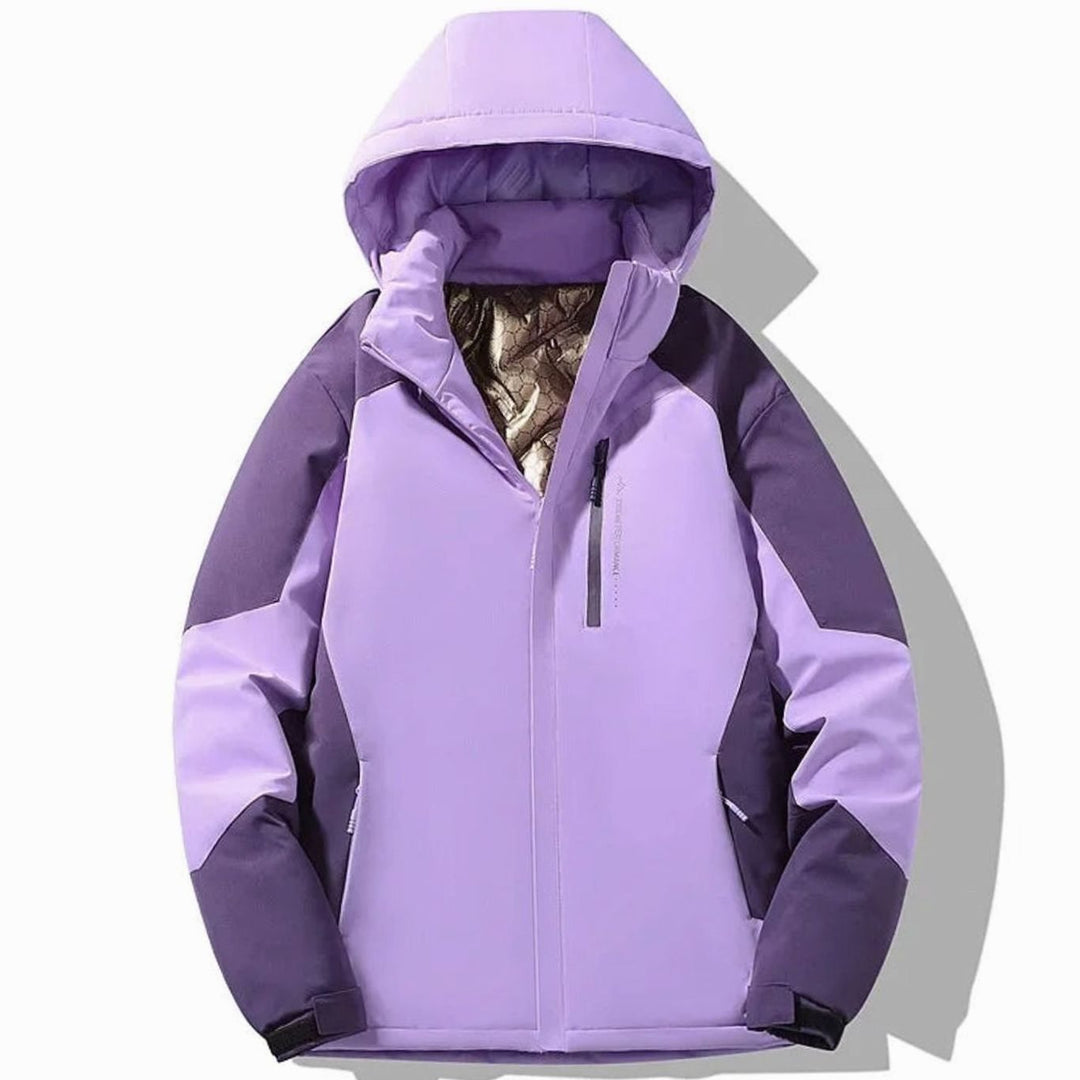Wilma | Women's Padded Colour Block Ski Jacket